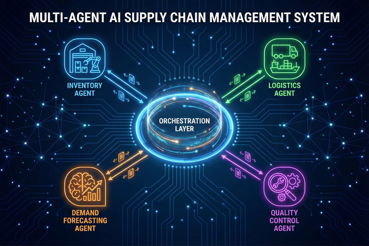 マルチエージェントAIサプライチェーン管理システム