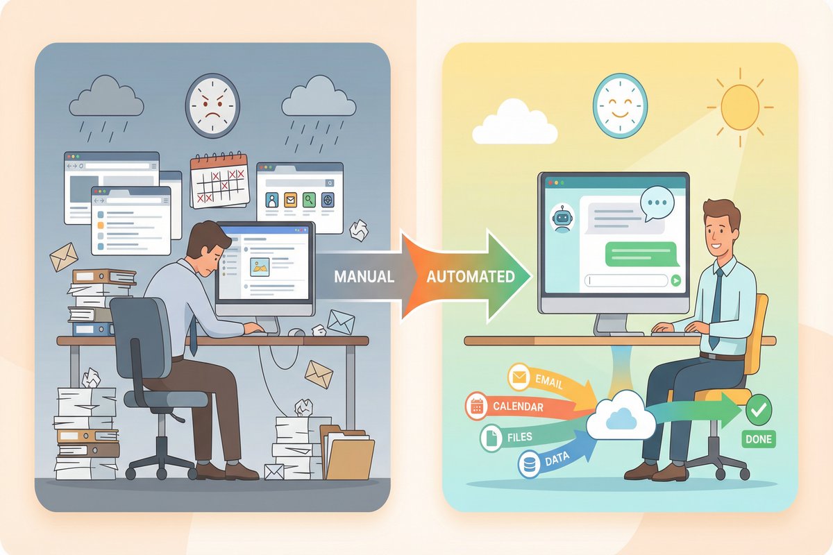 Before/After: 手作業からAI自動化へ